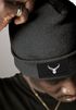 Herren Beanie Wintermütze mit Patch Hirsch Geweih Low Poly Aufdruck Print Strickmütze Rippstrick Fashion Streetwear Neverless®preview