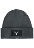 Herren Beanie Wintermütze mit Patch Hirsch Geweih Low Poly Aufdruck Print Strickmütze Rippstrick Fashion Streetwear Neverless®preview