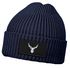 Herren Beanie Wintermütze mit Patch Hirsch Geweih Low Poly Aufdruck Print Strickmütze Rippstrick Fashion Streetwear Neverless®preview