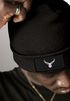 Herren Beanie Wintermütze mit Patch Hirsch Geweih Low Poly Aufdruck Print Strickmütze Rippstrick Fashion Streetwear Neverless®preview