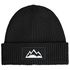 Herren Beanie Wintermütze mit Patch Mountain Badge Aufdruck Print Strickmütze Rippstrick Outdoor Fashion Neverless®preview