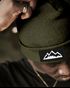 Herren Beanie Wintermütze mit Patch Mountain Badge Aufdruck Print Strickmütze Rippstrick Outdoor Fashion Neverless®preview