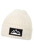 Herren Beanie Wintermütze mit Patch Mountain Badge Aufdruck Print Strickmütze Rippstrick Outdoor Fashion Neverless®preview
