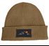 Herren Beanie Wintermütze mit Patch Natur Berge Outdoor Aufdruck Print Strickmütze Männer Rippstrick Neverless®preview