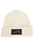 Herren Beanie Wintermütze mit Patch Natur Berge Outdoor Aufdruck Print Strickmütze Männer Rippstrick Neverless®preview