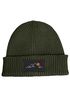 Herren Beanie Wintermütze mit Patch Natur Berge Outdoor Aufdruck Print Strickmütze Männer Rippstrick Neverless®preview