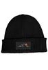 Herren Beanie Wintermütze mit Patch Natur Berge Outdoor Aufdruck Print Strickmütze Männer Rippstrick Neverless®preview