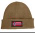 Herren Beanie Wintermütze mit Patch Norwegen Flagge Aufdruck Print Strickmütze Männer Rippstrick Neverless®preview