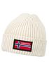 Herren Beanie Wintermütze mit Patch Norwegen Flagge Aufdruck Print Strickmütze Männer Rippstrick Neverless®preview