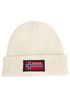 Herren Beanie Wintermütze mit Patch Norwegen Flagge Aufdruck Print Strickmütze Männer Rippstrick Neverless®preview