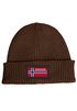 Herren Beanie Wintermütze mit Patch Norwegen Flagge Aufdruck Print Strickmütze Männer Rippstrick Neverless®preview