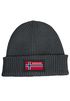 Herren Beanie Wintermütze mit Patch Norwegen Flagge Aufdruck Print Strickmütze Männer Rippstrick Neverless®preview