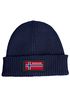 Herren Beanie Wintermütze mit Patch Norwegen Flagge Aufdruck Print Strickmütze Männer Rippstrick Neverless®preview