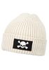 Herren Beanie Wintermütze mit Patch Skull Totenkopf Aufdruck Print Strickmütze Rippstrick Neverless®preview
