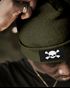 Herren Beanie Wintermütze mit Patch Skull Totenkopf Aufdruck Print Strickmütze Rippstrick Neverless®preview