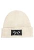 Herren Beanie Wintermütze mit Patch Wald Holz Axt Aufdruck Print Strickmütze Rippstrick Neverless®preview