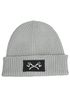 Herren Beanie Wintermütze mit Patch Wald Holz Axt Aufdruck Print Strickmütze Rippstrick Neverless®preview