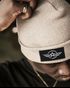 Herren Beanie Wintermütze Patch Airforce Army Military Vintage Design Aufdruck Print Strickmütze Rippstrick Neverless®preview