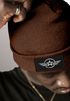 Herren Beanie Wintermütze Patch Airforce Army Military Vintage Design Aufdruck Print Strickmütze Rippstrick Neverless®preview