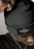 Herren Beanie Wintermütze Patch Airforce Army Military Vintage Design Aufdruck Print Strickmütze Rippstrick Neverless®preview