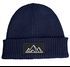 Herren Beanie Wintermütze Patch Aufdruck Berge Wandern Outdoor Print Strickmütze Männer Rippstrick Neverless®preview