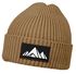 Herren Beanie Wintermütze Patch Aufdruck Berge Wandern Outdoor Print Strickmütze Männer Rippstrick Neverless®preview