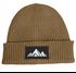 Herren Beanie Wintermütze Patch Aufdruck Berge Wandern Outdoor Print Strickmütze Männer Rippstrick Neverless®preview