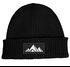 Herren Beanie Wintermütze Patch Aufdruck Berge Wandern Outdoor Print Strickmütze Männer Rippstrick Neverless®preview