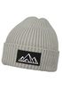 Herren Beanie Wintermütze Patch Aufdruck Berge Wandern Outdoor Print Strickmütze Männer Rippstrick Neverless®preview