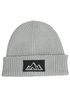 Herren Beanie Wintermütze Patch Aufdruck Berge Wandern Outdoor Print Strickmütze Männer Rippstrick Neverless®preview