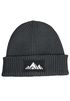 Herren Beanie Wintermütze Patch Aufdruck Berge Wandern Outdoor Print Strickmütze Männer Rippstrick Neverless®preview