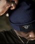 Herren Beanie Wintermütze Patch Valhalla Viking Axt Nordische Mythologie Odin Print Streetstyle Strickmütze Rippstrick Neverless®preview