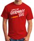 Herren Fan-Shirt Deutschland WM 2018 Fußball Weltmeisterschaft Trikot Flagge T-Shirt Fußball-Shirt Deutschland-Shirt Fan-Trikot Deutschland-Trikot Moonworks®preview