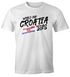 Herren Fan-Shirt Kroatien Croatia Hrvatska WM 2018 Fußball Weltmeisterschaft Moonworks®preview