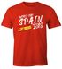Herren Fan-Shirt Spanien Spain Espana WM 2018 Fußball Weltmeisterschaft Moonworks®preview
