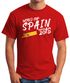 Herren Fan-Shirt Spanien Spain Espana WM 2018 Fußball Weltmeisterschaft Moonworks®preview