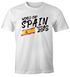 Herren Fan-Shirt Spanien Spain Espana WM 2018 Fußball Weltmeisterschaft Moonworks®preview