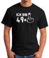 Herren Geburtstags T-Shirt Ich bin 29+ 39+ 49+ 59+ Mittelfinger Fun-Shirt lustiges Geschenk zum runden Geburtstag Moonworks®preview