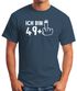 Herren Geburtstags T-Shirt Ich bin 29+ 39+ 49+ 59+ Mittelfinger Fun-Shirt lustiges Geschenk zum runden Geburtstag Moonworks®preview