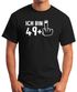 Herren Geburtstags T-Shirt Ich bin 29+ 39+ 49+ 59+ Mittelfinger Fun-Shirt lustiges Geschenk zum runden Geburtstag Moonworks®preview