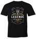 Herren Geschenk T-Shirt Geburtstag 30-80 Jahre Lebende Legende Moonworks®preview