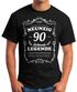 Herren Geschenk T-Shirt Geburtstag 30-90 Jahre Lebende Legende Moonworks®preview