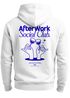 Herren Hoodie After Work Social Club Kapuzensweatshirt mit Gläser-Print Feierabend Streetwear Neverless®preview