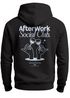 Herren Hoodie After Work Social Club Kapuzensweatshirt mit Gläser-Print Feierabend Streetwear Neverless®preview