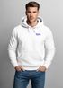 Herren Hoodie After Work Social Club Kapuzensweatshirt mit Gläser-Print Feierabend Streetwear Neverless®preview