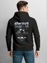 Herren Hoodie After Work Social Club Kapuzensweatshirt mit Gläser-Print Feierabend Streetwear Neverless®preview