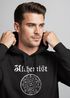 Herren Hoodie Alchemist Symbol Vintage Alchemie Steampunk Gothic Kapuzen-Pullover Neverless®preview