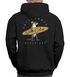 Herren Hoodie Backprint California Surfing Print Otter mit Surfboard Grafik Kapuzen-Pullover Männer Fashion Streetstyle Neverless®preview