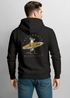 Herren Hoodie Backprint California Surfing Print Otter mit Surfboard Grafik Kapuzen-Pullover Männer Fashion Streetstyle Neverless®preview