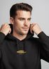 Herren Hoodie Backprint California Surfing Print Otter mit Surfboard Grafik Kapuzen-Pullover Männer Fashion Streetstyle Neverless®preview